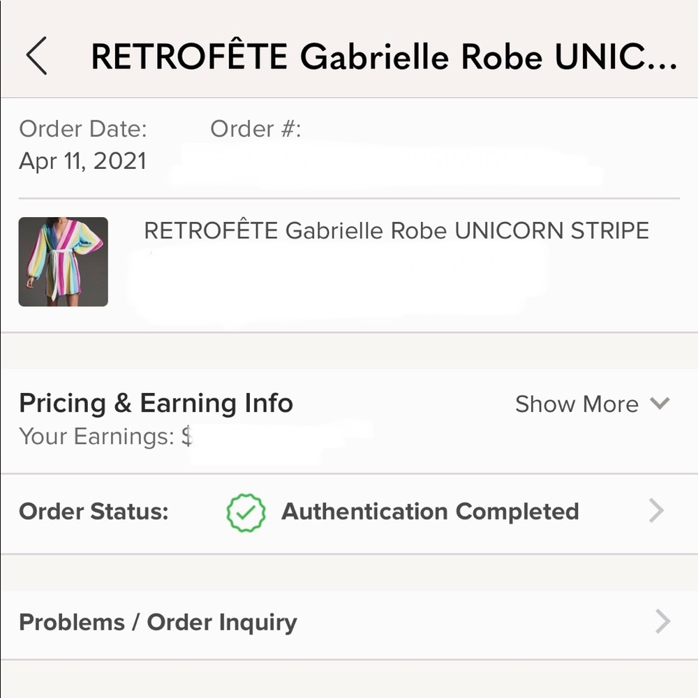 RETROFÊTE Gabrielle Robe UNICORN STRIPE - Picture 16 of 16